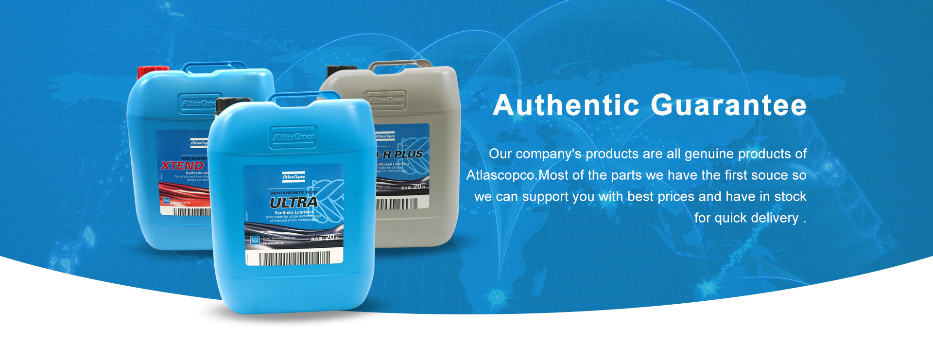 Поставщик оригинальных запасных частей Atlas Copco