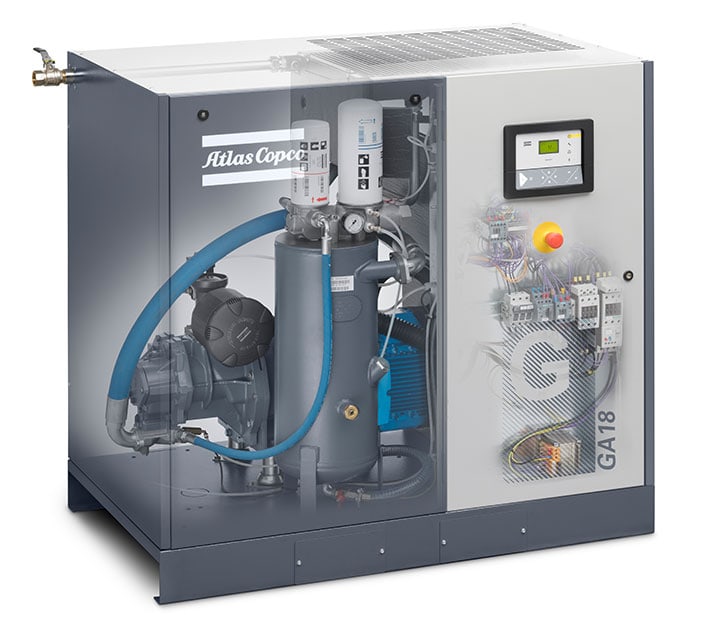 Компрессоры серии Atlas Copco GA
