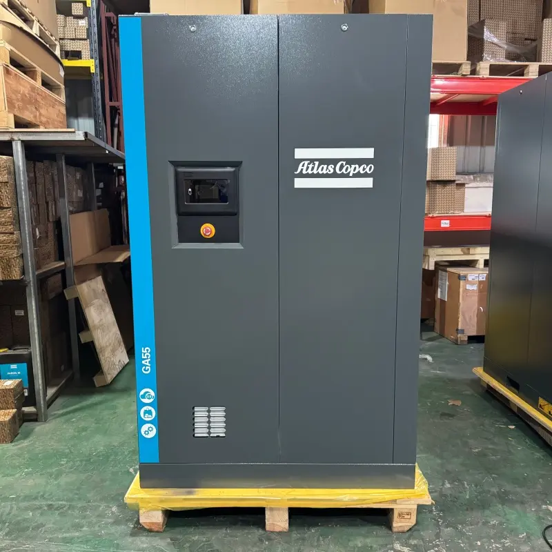 Atlas Copco GA55 55 кВт 75 л.с. винтовой воздушный компрессор с впрыском масла, оригинальный