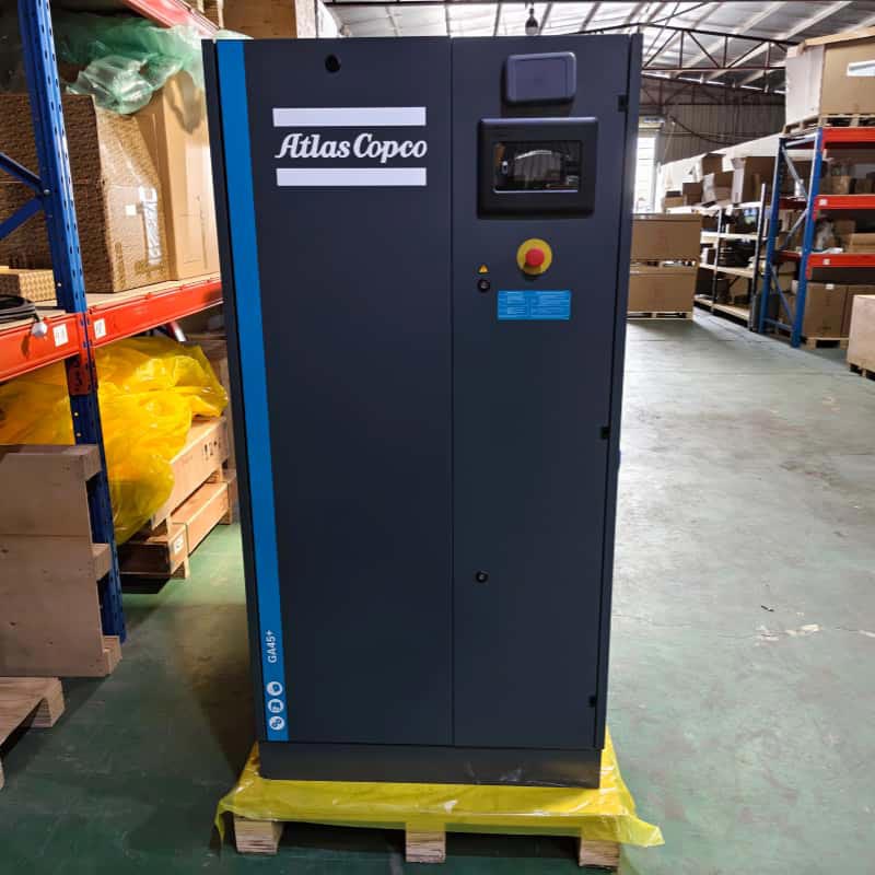 Стационарные винтовые воздушные компрессоры Atlas Copco GA45+ со смазкой, мощность переменного тока 380 В/400 В, 45 кВт