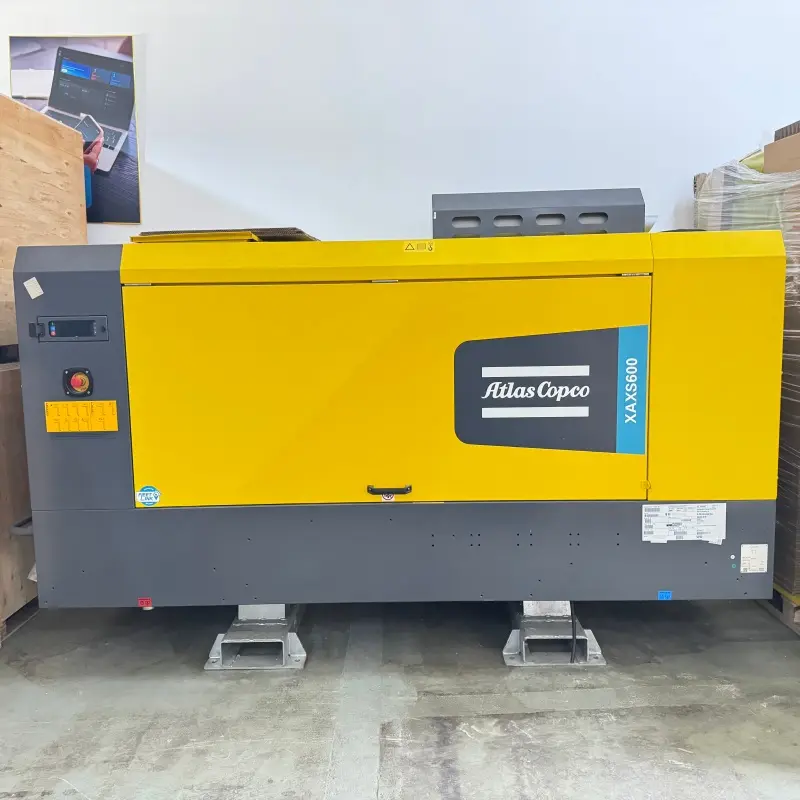 Оригинальный портативный дизельный винтовой воздушный компрессор Atlas Copco XAXS600 для горнодобывающей промышленности