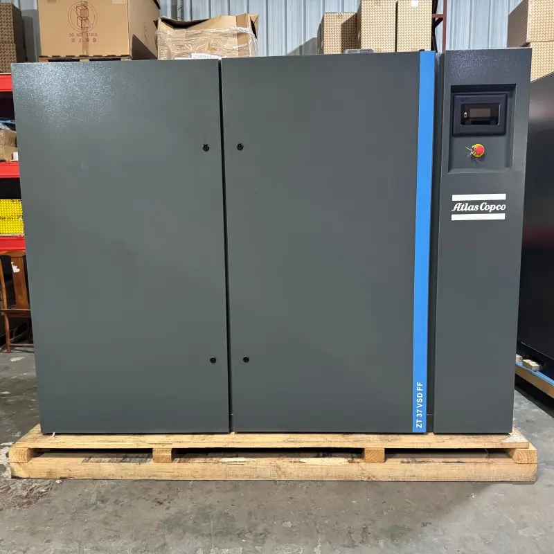 Безмасляный винтовой компрессор Atlas Copco ZT 37 VSD FF, 37 кВт, 50 л.с., осушитель, класс 0, оригинальный