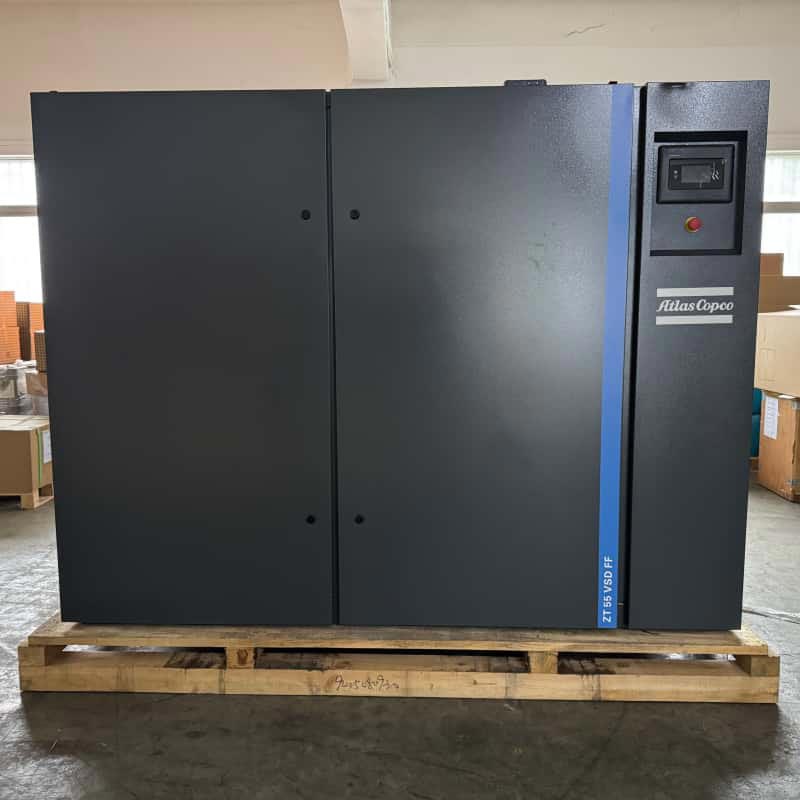 Atlas Copco ZT55 VSD FF | Безмасляный воздушный компрессор мощностью 55 кВт для фармацевтической пищевой промышленности, класс 0